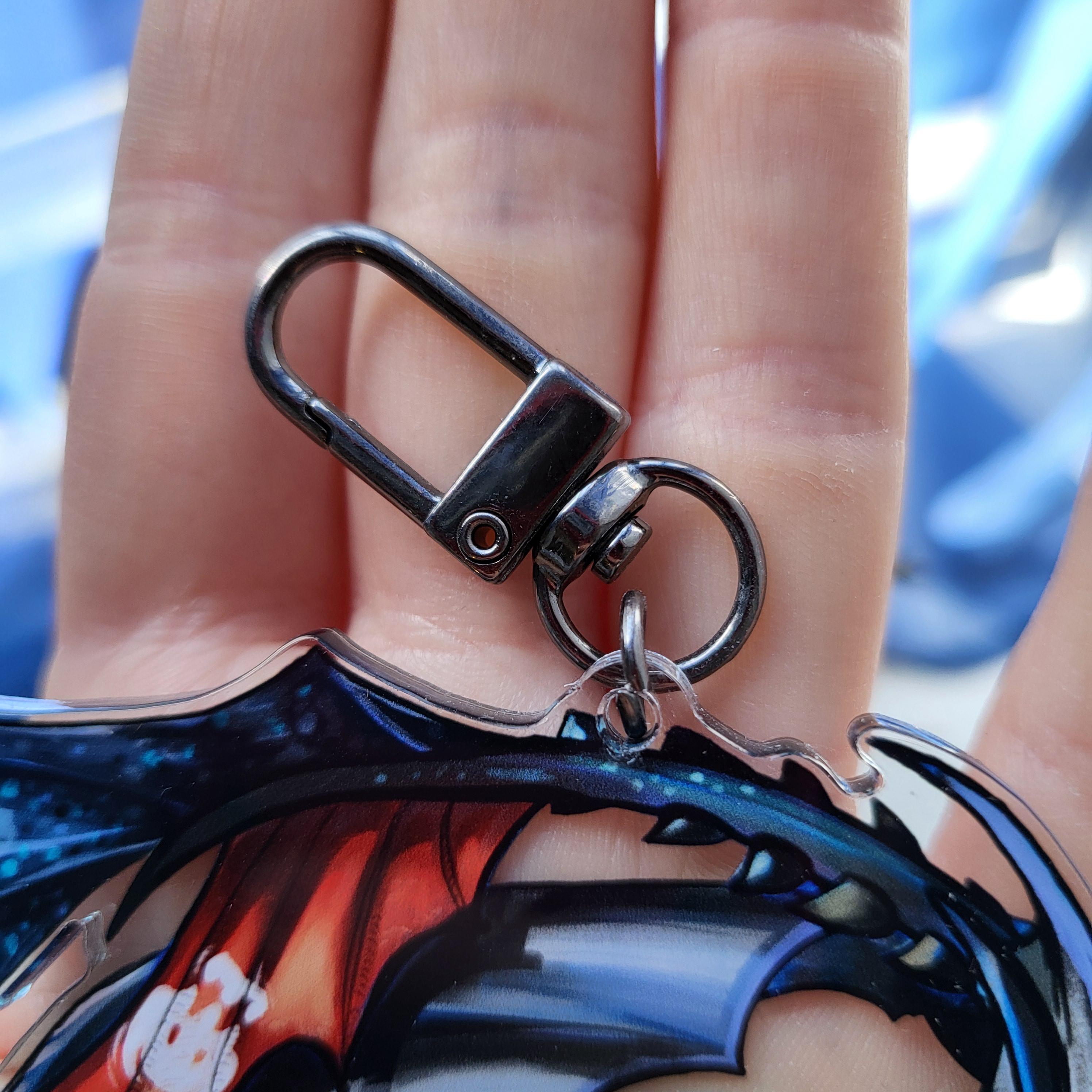 How to Train Your Dragon Toothless Keychain Httyd Night Fury Keyring - Etsy