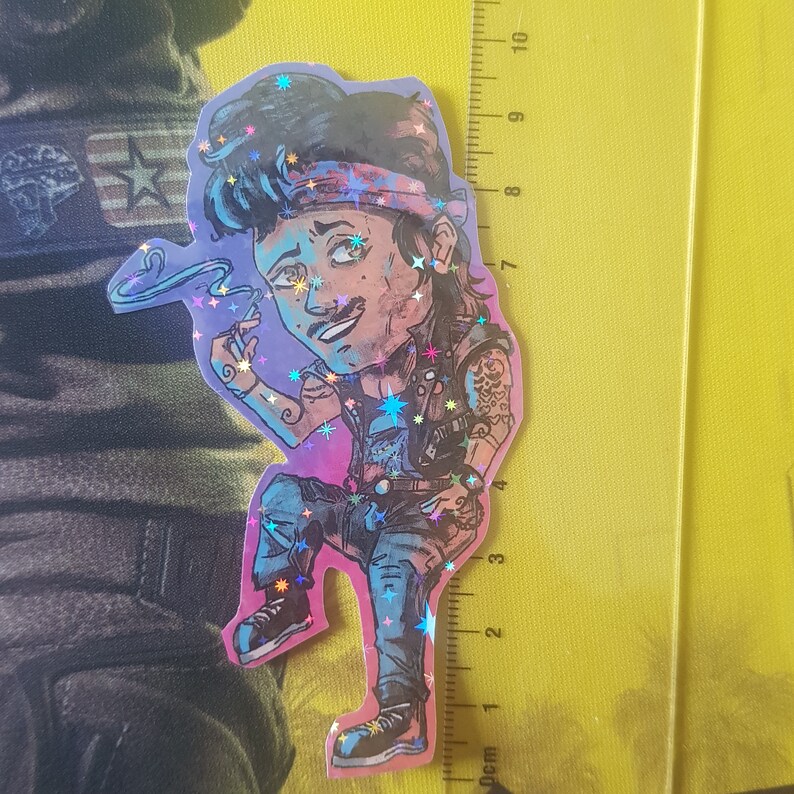 Pegatina inspirada en Kerry Eurodyne Cyberpunk 2077 CBP2077 Young Kerry 2023 imagen 3