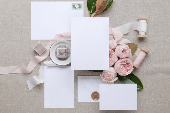 Download Wedding Invitation Suite Mock Up Instant Download Wedding Etsy