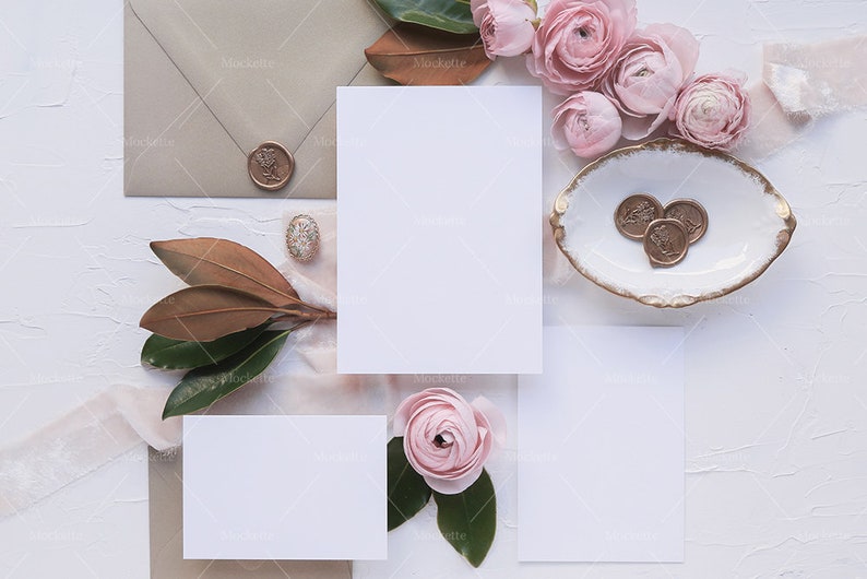 Download Wedding Invitation Suite Mock Up Instant Download Wedding Etsy PSD Mockup Templates