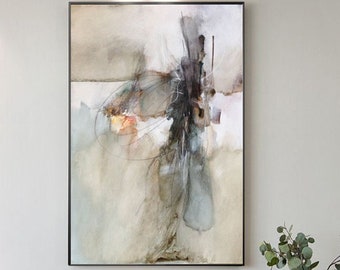 黄色と黒の抽象画キャンバス 39.37x39.37インチ - Etsy 日本