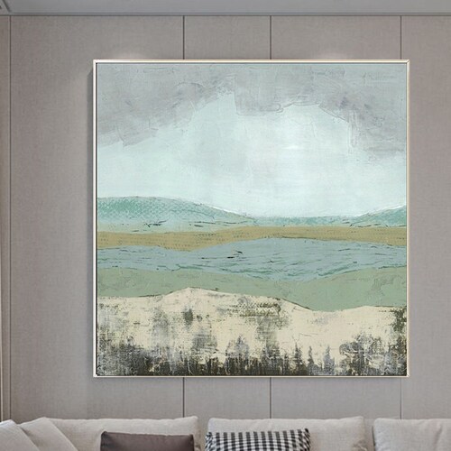 Modern Abstract Painting Landscape Scenery Painting Textured - Etsy