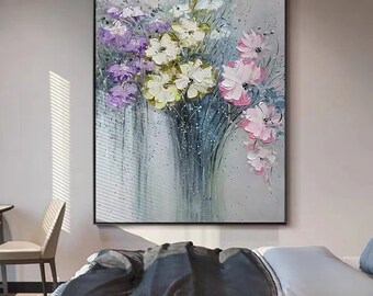 DIY Floral Canvas Art with DecoArt - Persia Lou