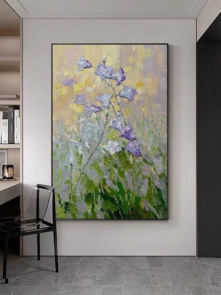 Flower Acrylic Painting, Abstract Acrylic Painting, Flower Painting fo –  Art Painting Canvas