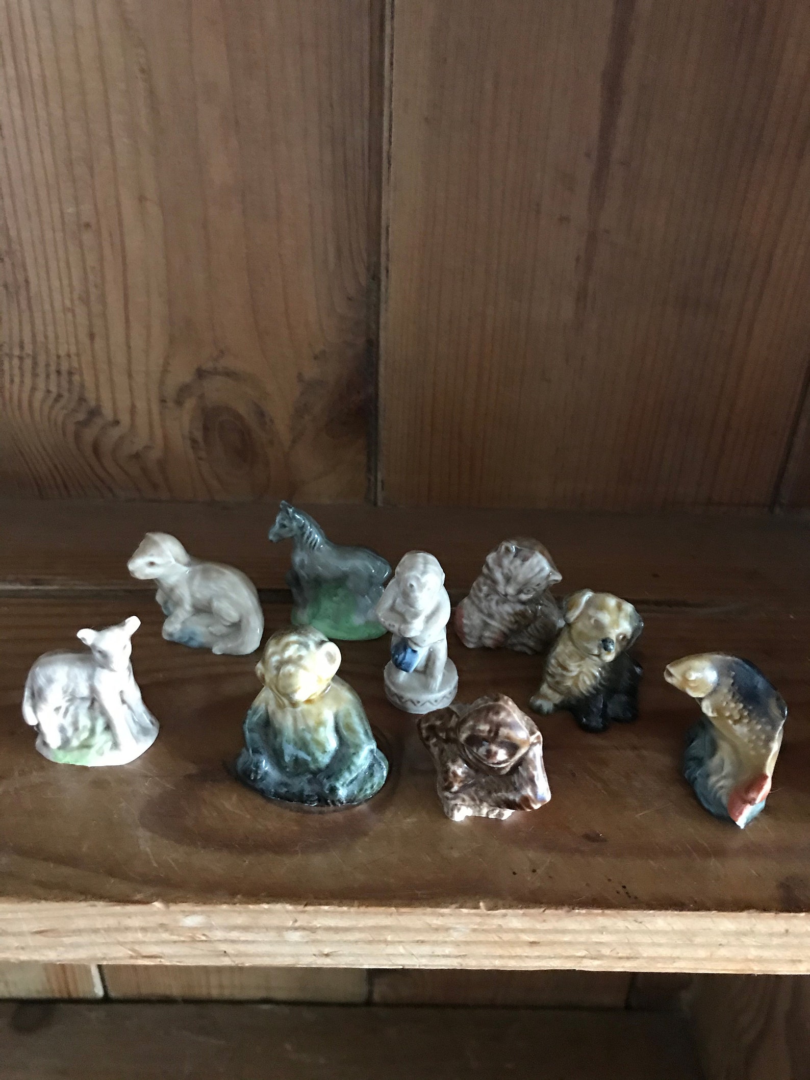 9 Wade Whimsies Collection Vintage Collectable Figurines Miniatures Etsy