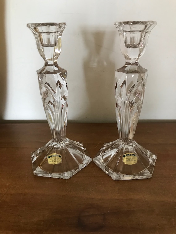 セール‼️リードクリスタル キャンドルホルダー 2個セット