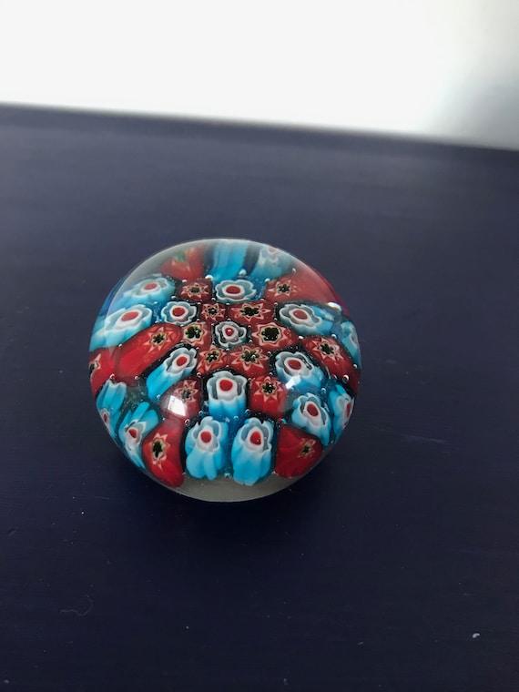 ムラーノ ミルフィオーレ ペーパーウェイト ヴィンテージ コレクターズ