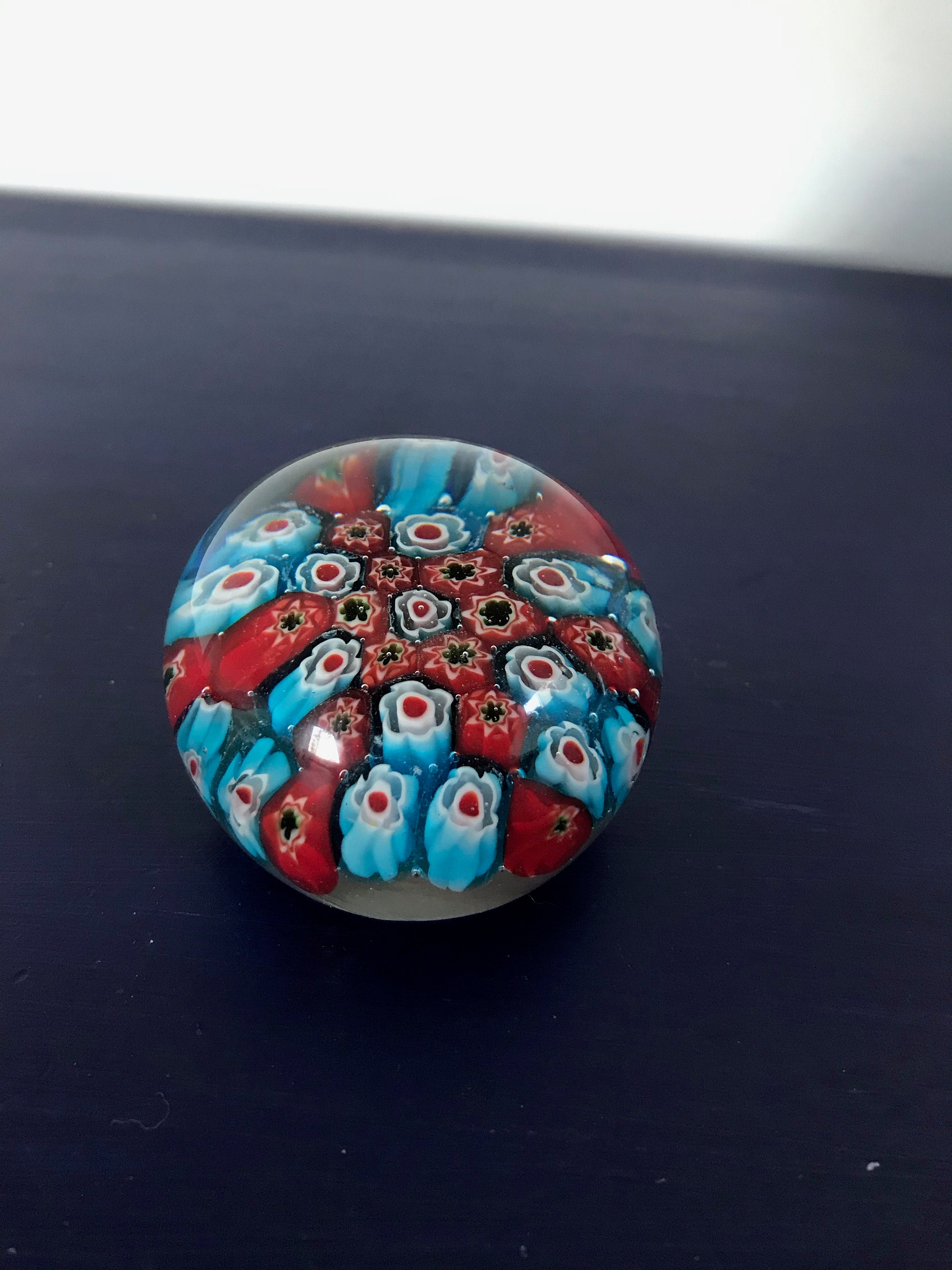 ムラーノ ミルフィオーレ ペーパーウェイト ヴィンテージ コレクターズ