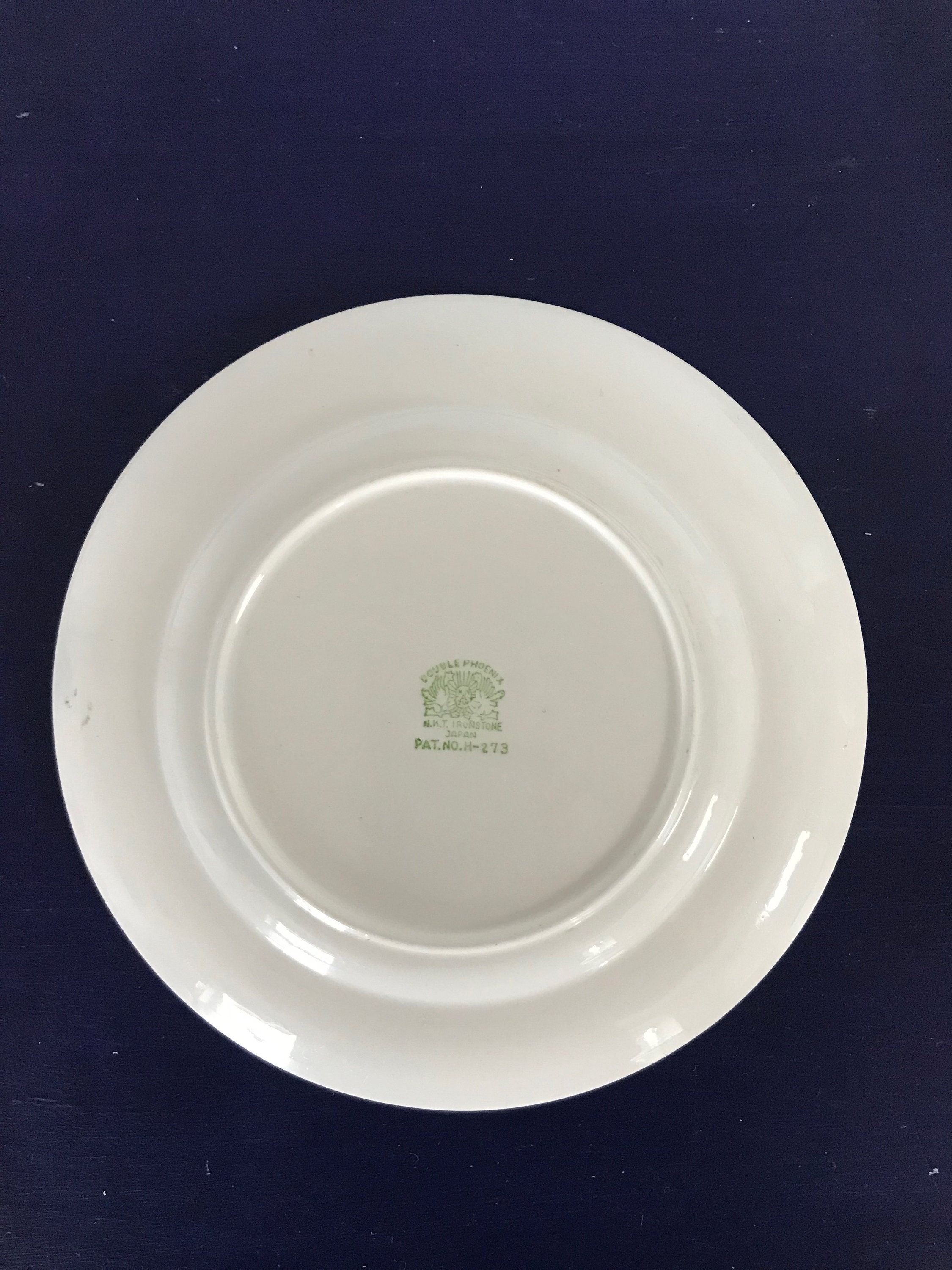 メーカー直売所 NKT Ironstone Nikko Double Phoenix Japan Dish Saucer Vintage ラケット(硬式用)