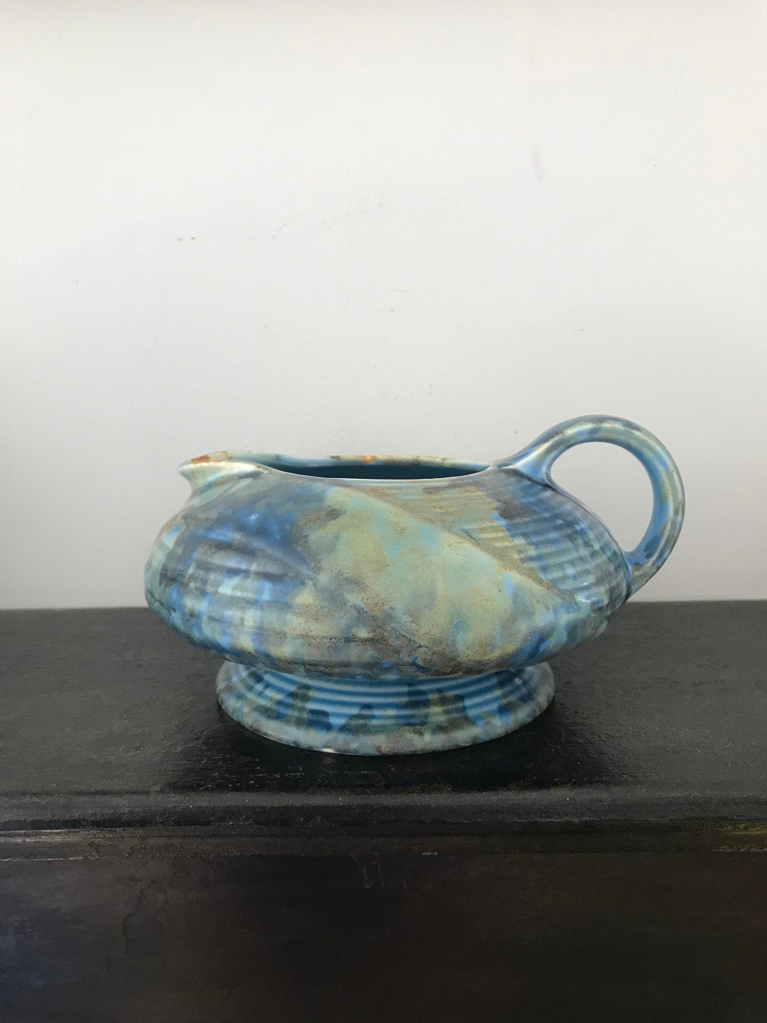 British Roskyl Pottery Jug Art Deco 1930s Vintage 124 Etsy