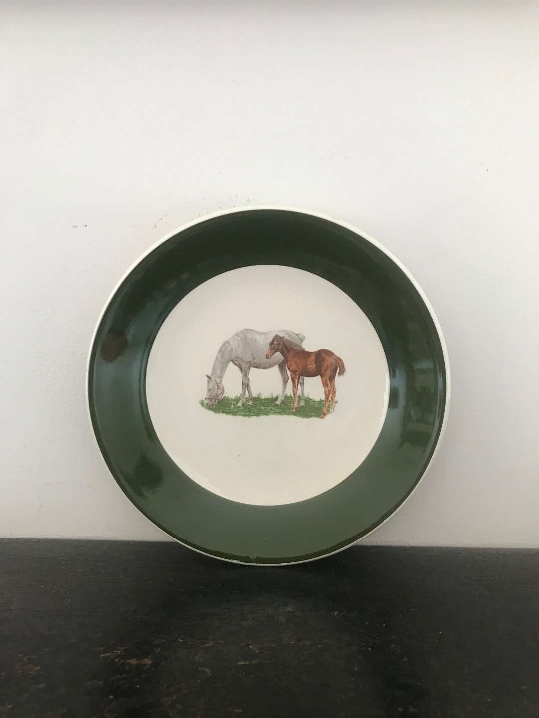 Royal Falcon Dish Horse Foal Vintage Ironstone Weatherby Hanley England Etsy