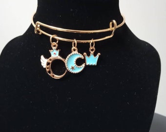 Delightfully Regal Charm Bracelet