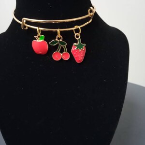 Juicy, Fruity, Charm Bangle