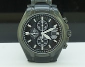 Citizen Eco Drive Titanium Chronograph Sapphire WR 100m Mens Watch B612-S078342 22054B