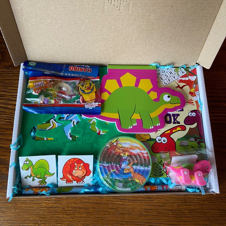 Boys Dinosaur Gift Box Dinosaur Birthday Present Dinosaur Etsy UK