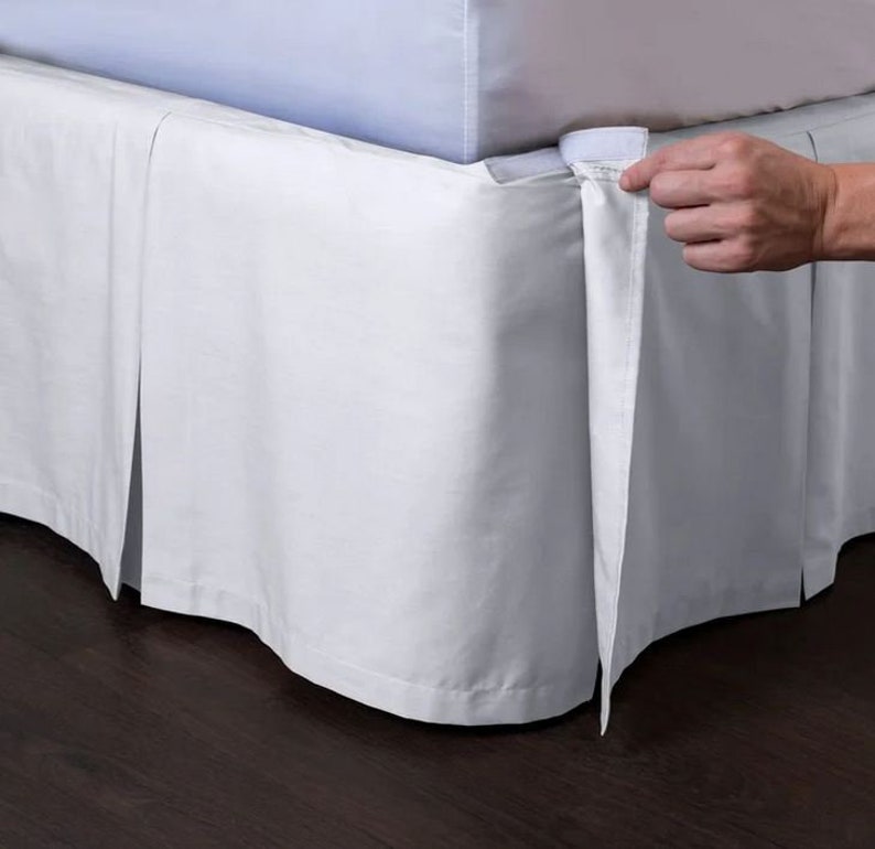 Detachable Tailored Bed Skirt 8 to 39 Drop Etsy