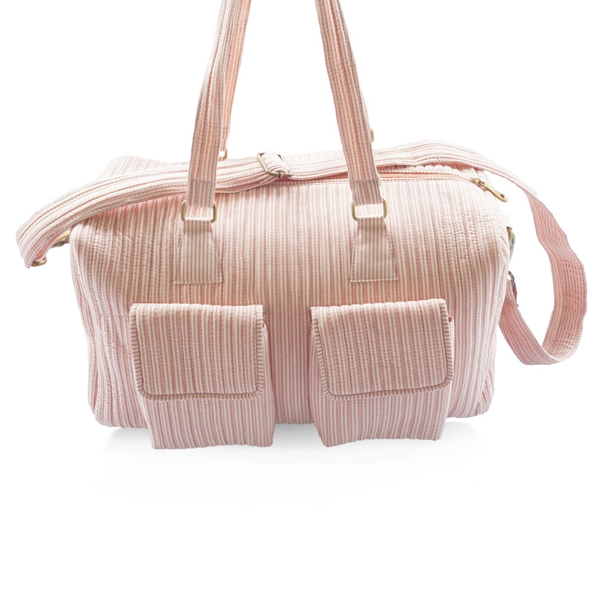 Quilted Duffel bags Traveling bags Cotton Quilted Shoulder Etsy