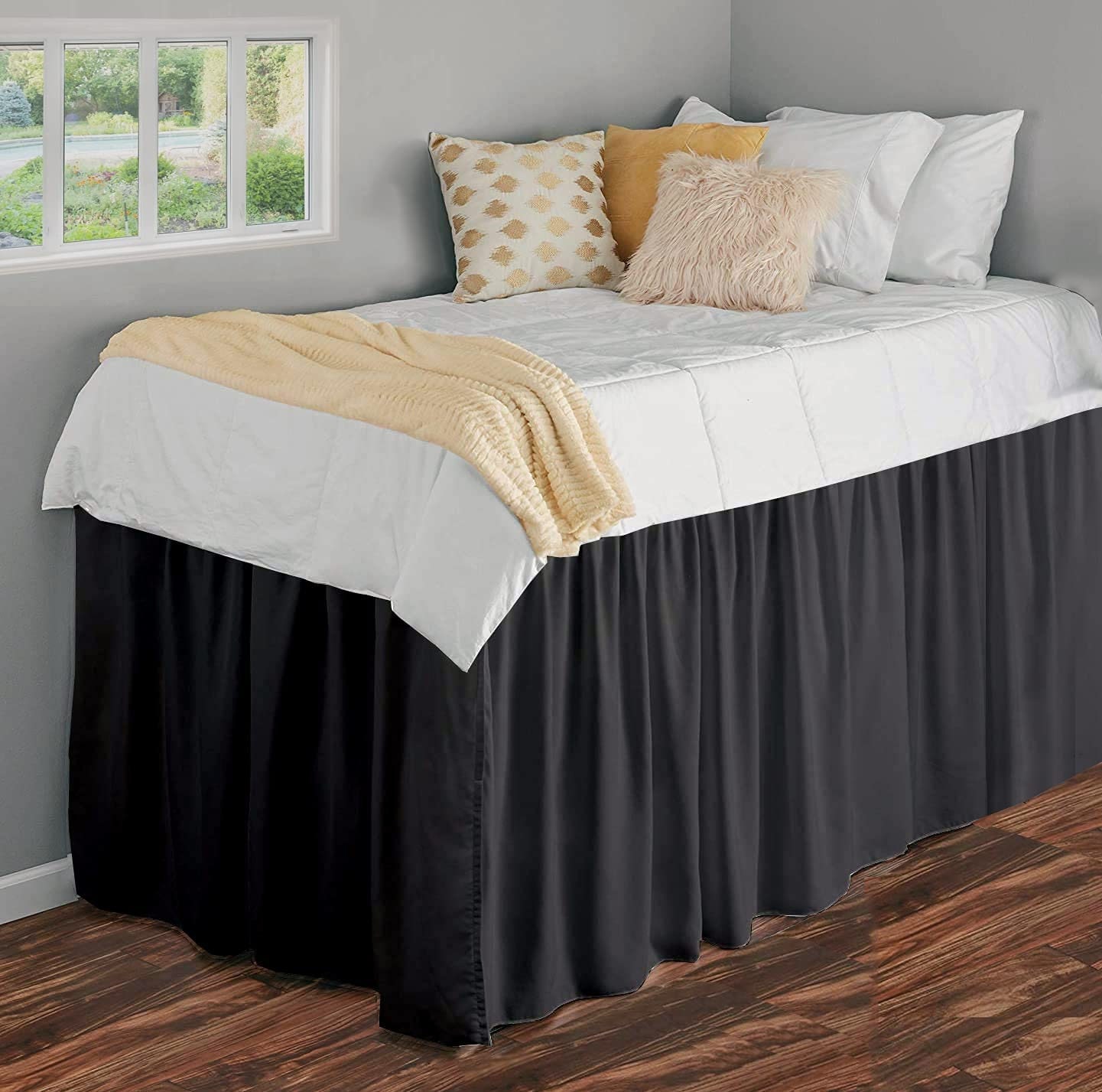 Dorm Room Bedskirtcollege Dorm Bedskirtlong Bed Skirt Etsy Ireland