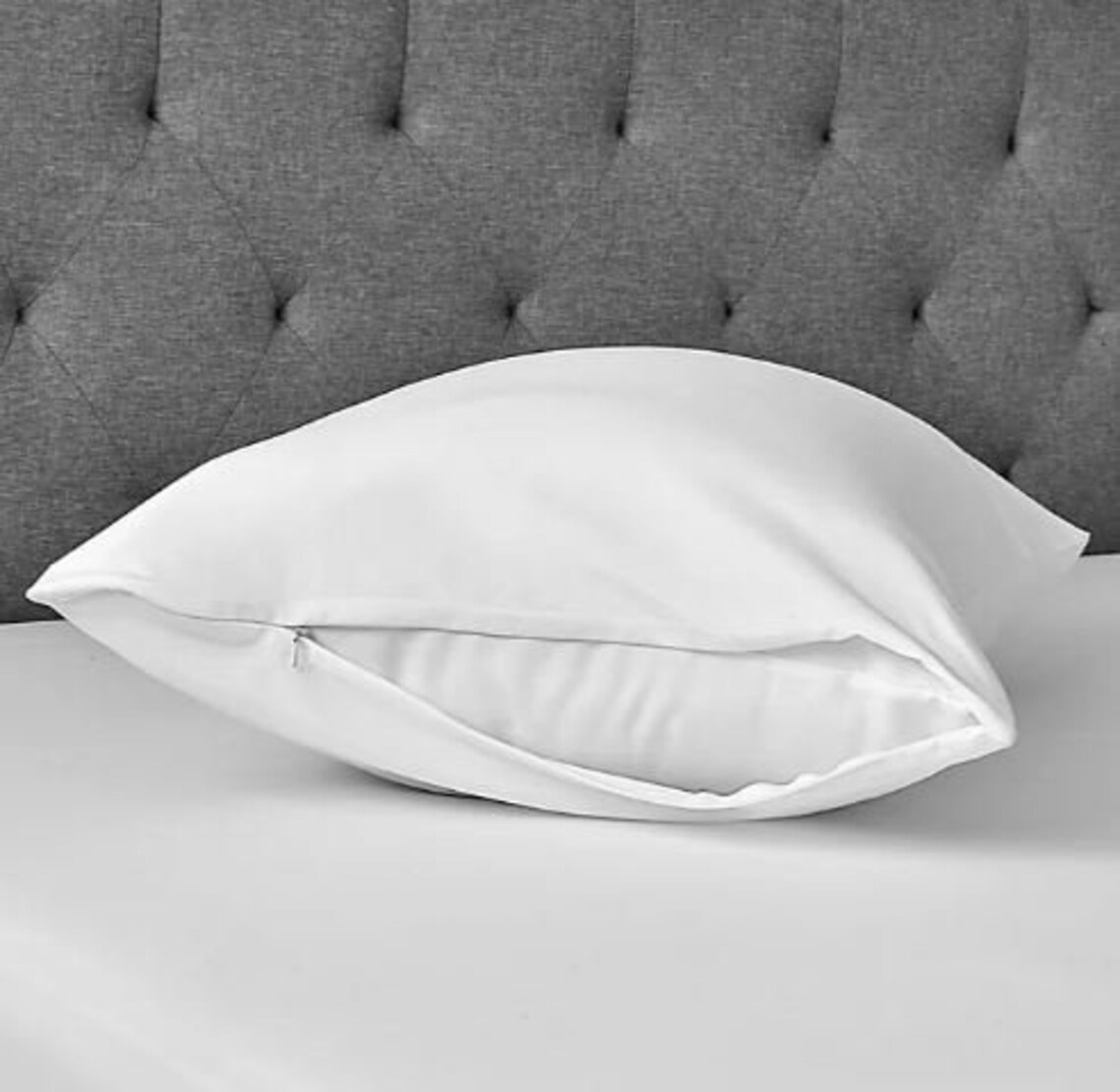 Pillow Case Zipper Closure 100 Cotton 2 Piece Pillow cases Etsy