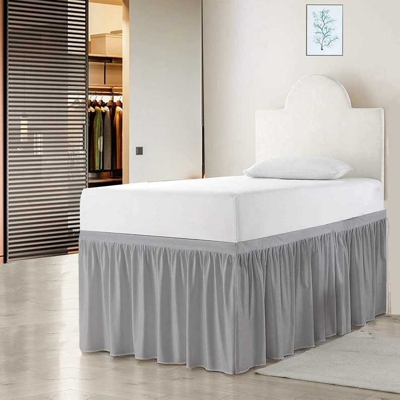 Dorm Room Bedskirtcollege Dorm Bedskirtlong Bed Skirt Etsy