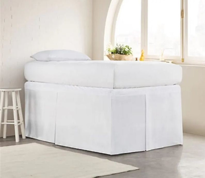 Dorm Room Bedskirt-college Dorm Bedskirt-long Bed Skirt - Etsy