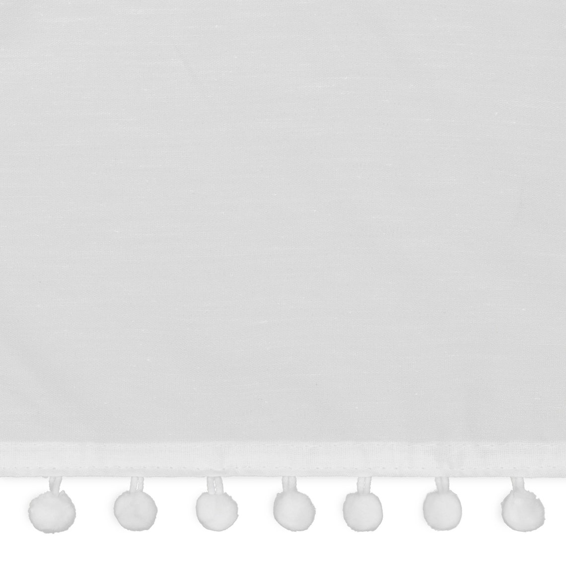 Pom Pom White Wrap Around Bed Skirt 8 to 39 Drop Etsy