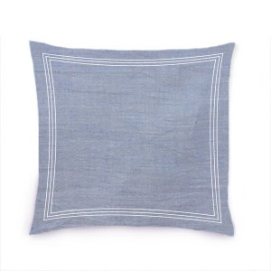 Chambray pillow cheap shams