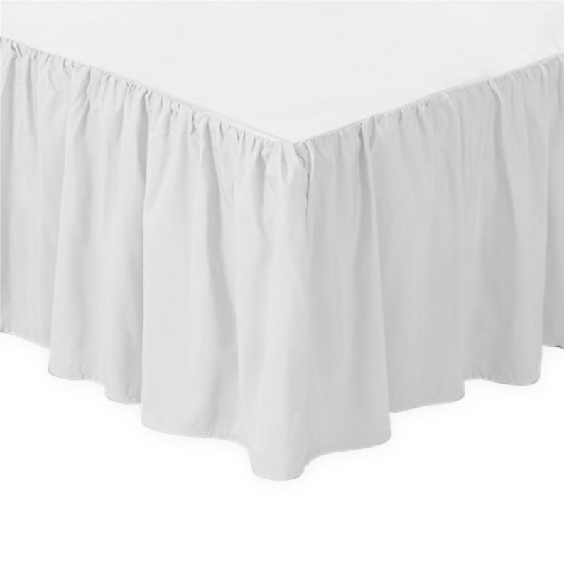 Gathered Bed Skirt 8 to 39 Drop Length 1 PIECE Etsy