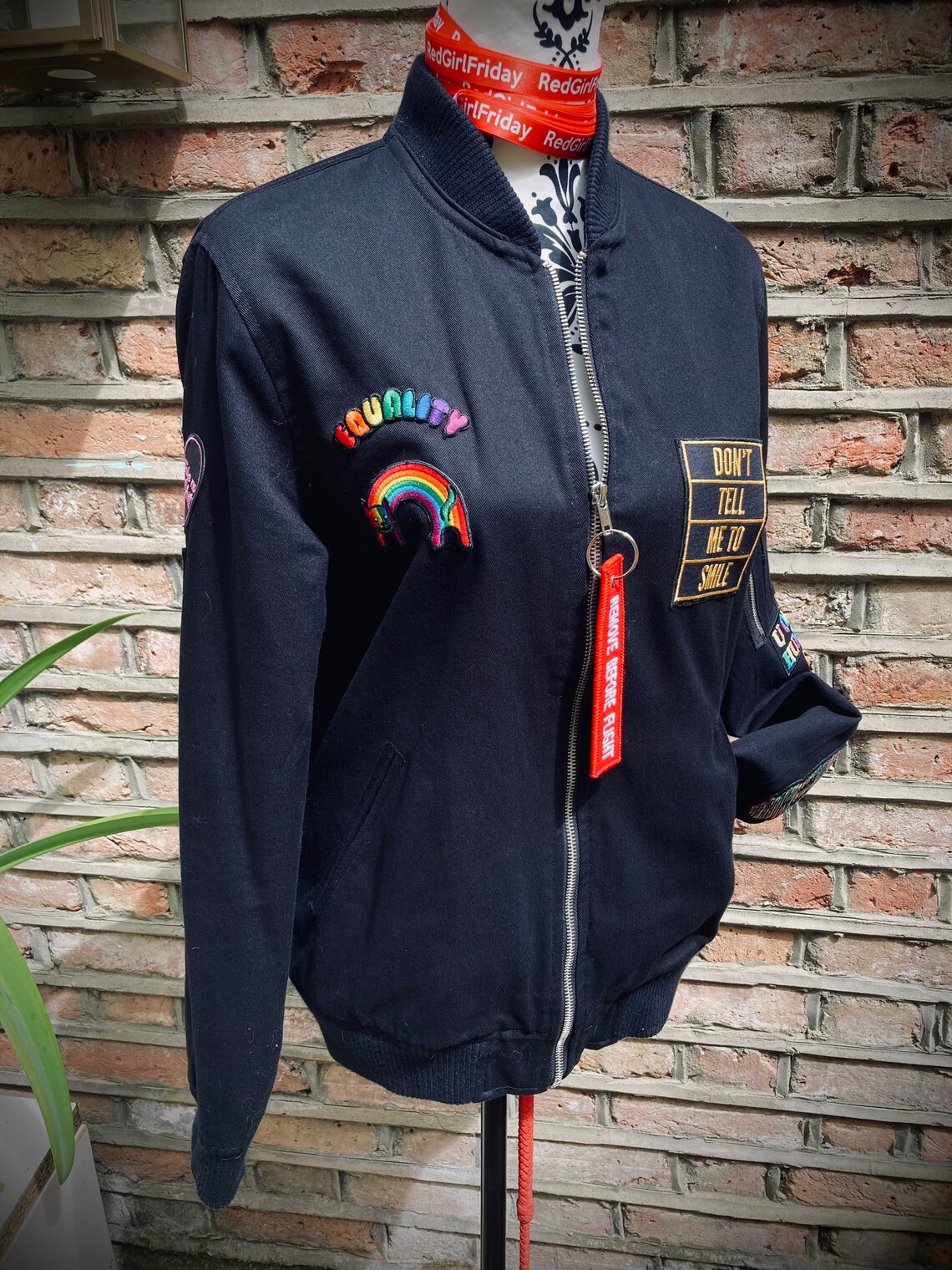 feminist bomber jacket