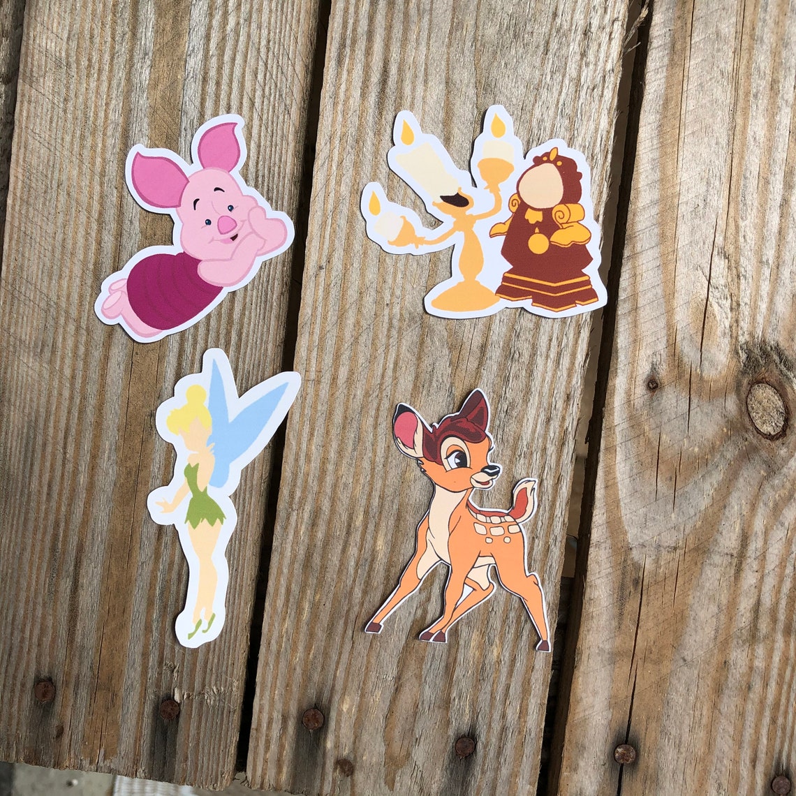 Vinyl disney stickers 4 pack Etsy