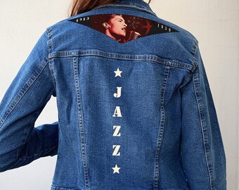 Woman's denim jacket- Jazz - Customisable Design