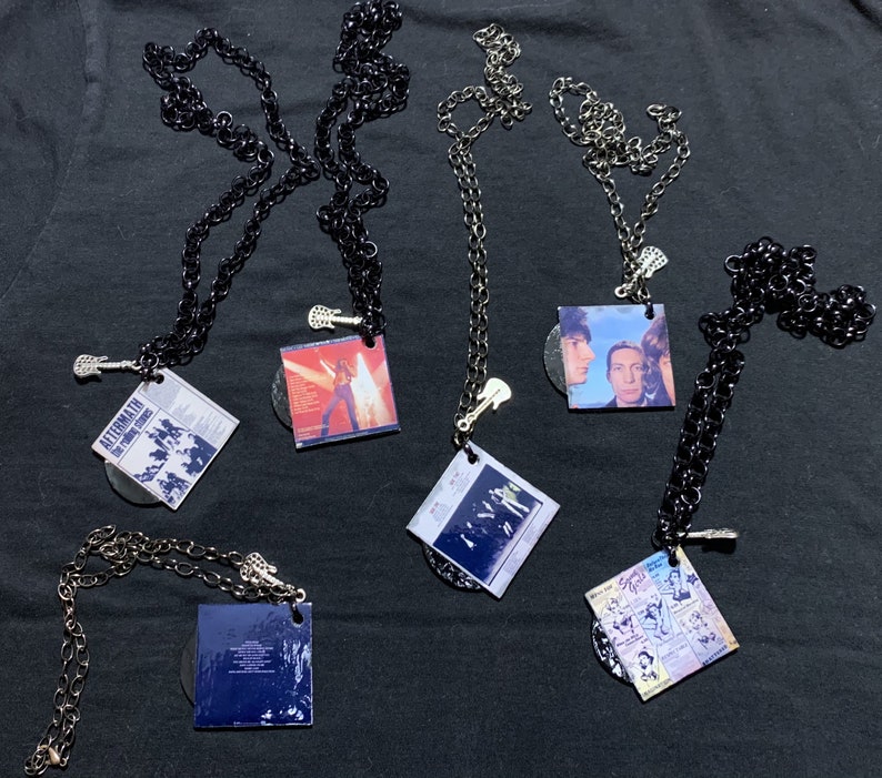 AC/DC Handmade Necklace / Album Back in Black - Etsy