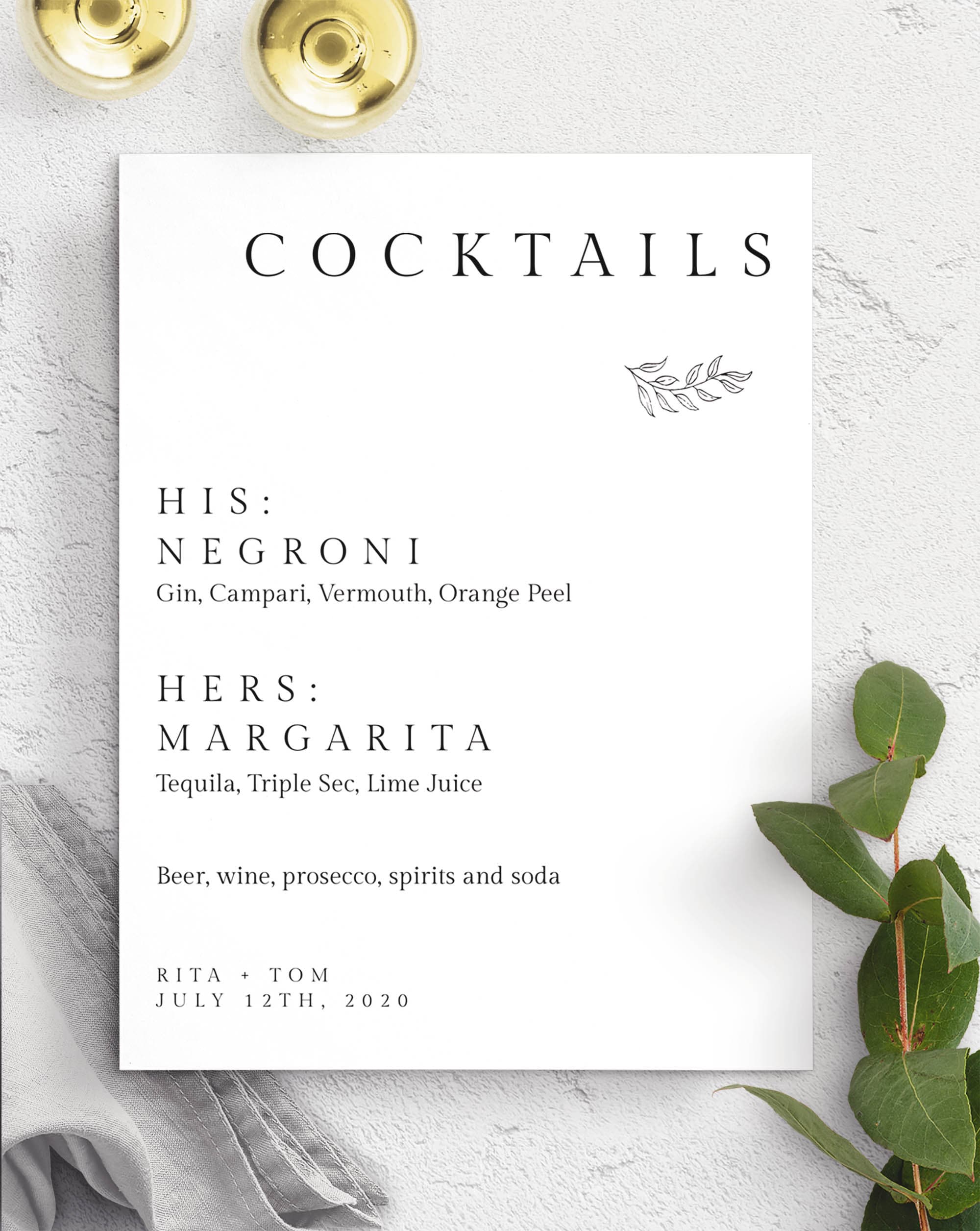 Signature Cocktail Sign Template 8x10 Edit Download And Etsy Signature Cocktail Sign Template 8x10 Edit Download And Etsy
