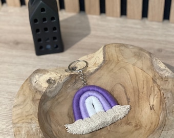 Schlüsselanhänger Regenbogen | Schlüsselanhänger Regenbogen Kinderzimmer | Deko Babyzimmer Regenbogen