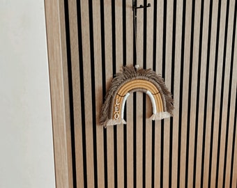 Wanddeko Löwe mit  Name | Wandbehang Löwe Kinderzimmer | Deko Babyzimmer Löwe