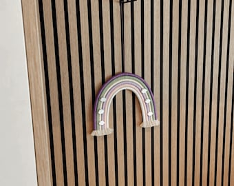 Türschild Regenbogen  | Wandbehang Regenbogen Kinderzimmer | Deko Babyzimmer Regenbogen
