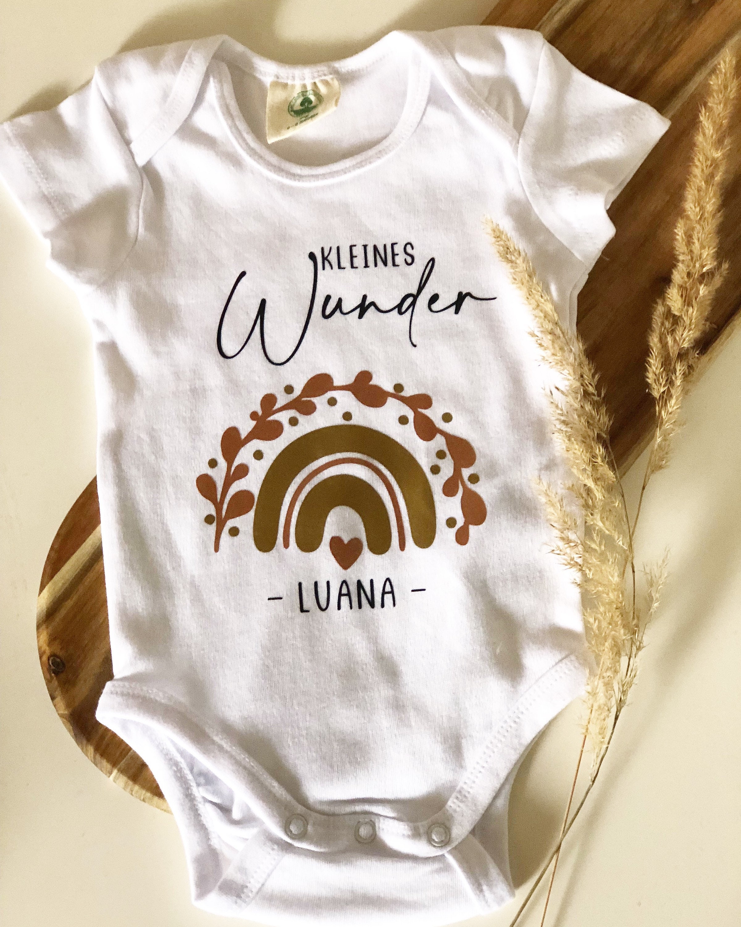 SpecialMe Baby Body Personalisiert - Bio-Baumwolle Mit Namen Und Initiale
