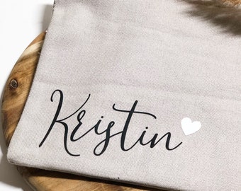 Accessory bag personalized | Personalized bag | Cosmetic bag personalized | Toiletry bag with name