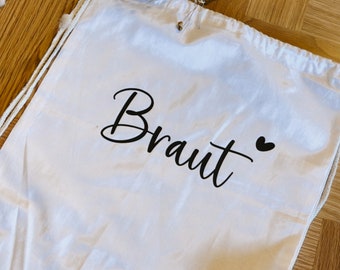 Beutel JGA | Jutebeutel Braut | Jutebeutel Team Braut | JGA Jutebeutel | Beutel JGA