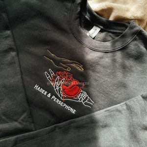Hades & Persephone Hadestown Unisex Embroidered Sweatshirt