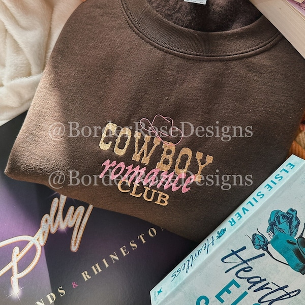 Cowboy Romance Club Unisex Embroidered Sweatshirt