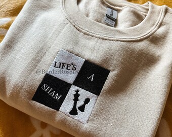 Life's A Sham Falsettos Unisex Embroidered Sweatshirt