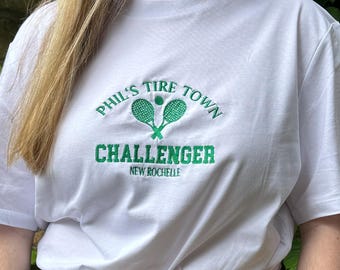 Phil's Tire Town Challengers Unisex Embroidered T Shirt
