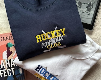 Hockey Romance Club Unisex Embroidered Sweatshirt