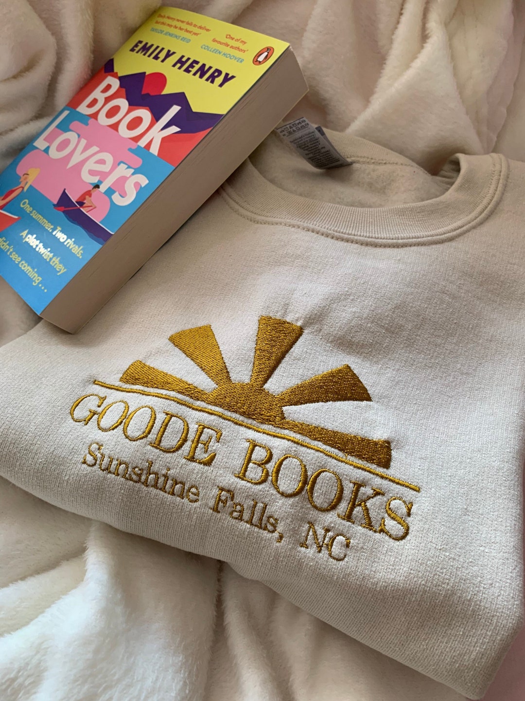 Goode Books Unisex Emily Henry Book Lovers Embroidered Etsy UK
