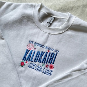 Kalokairi Souvenir Mamma Mia Embroidered Unisex Sweatshirt