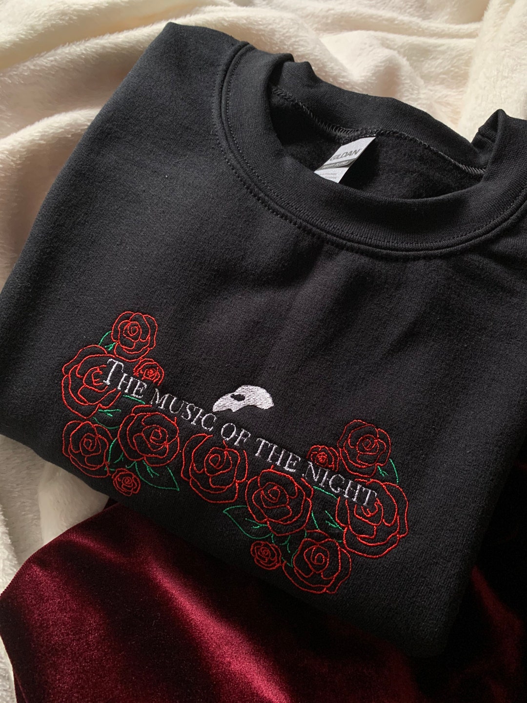 Phantom of the Opera Music of the Night Unisex Embroidered