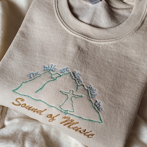 Sound of Music Unisex Embroidered Sweatshirt