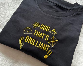 God That's Brilliant Operation Mincemeat Unisex Embroidered T Shirt