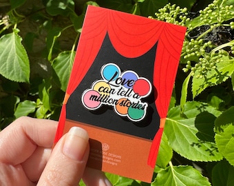 A Million Stories Falsettos Enamel Pin Badge